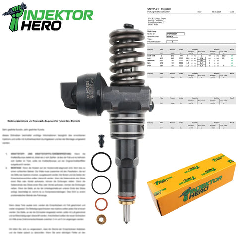 0414720224 BOSCH PUMPE DUSE EINHEIT PDE VW CADDY GOLF 2.0 SDI 038130073AS