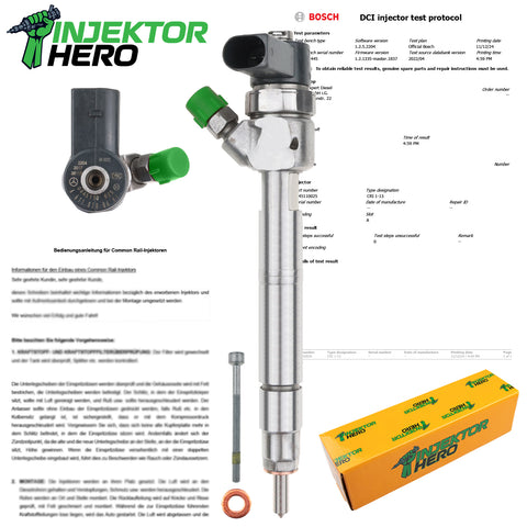 Injecteur Bosch 0445110025 pour Mercedes-Benz C200 CDI A6110700687