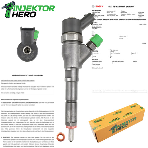 0445110044 Injektor 0986435002 0986435003 Citroen Peugeot 2.0 HDI 0445110008