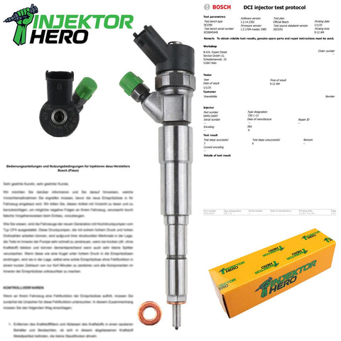 0445110047 EINSPRITZDÜSE BMW INJEKTOR 330d 13537785573