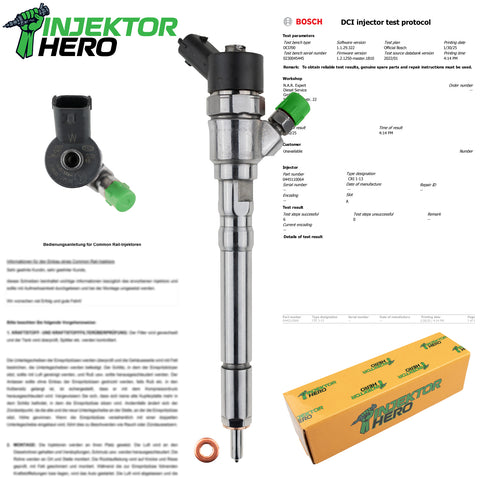 0445110064 Einspritzdüse Injektor Hyundai Accent Kia Carens 1.5 2.0 CRDi 33800-27000