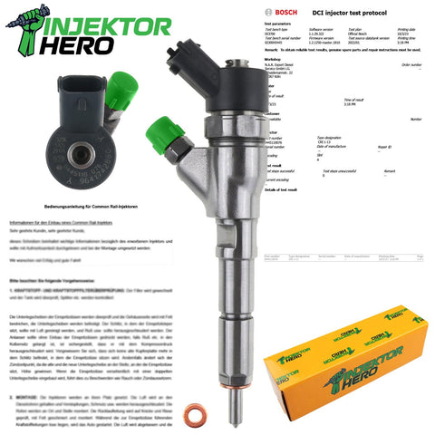 0445110076 Injecteur Bosch Citroën C4 Peugeot Partner 2.0 HDi 9641742880