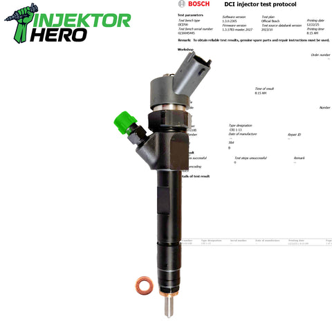 0445110110B Bosch Einspritzdüse Injektor Nissan Renault 1.9 dCi 8200100272