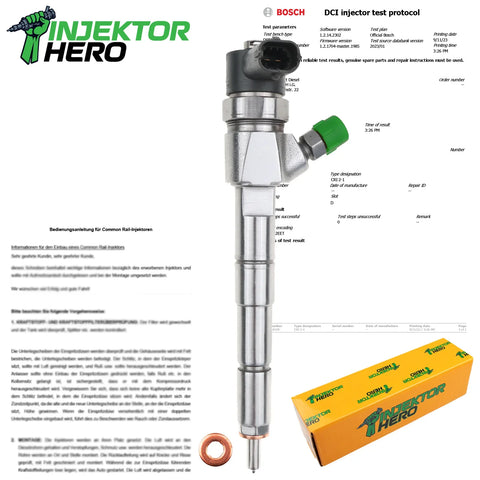 0445110159 Injecteur injecteur Opel Astra Vectra Zafira Saab 9-3 1.9 CDTI 0986435088