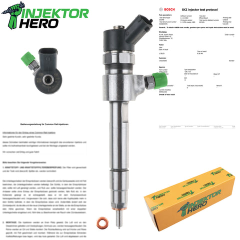 0445110165 Einspritzdüse Injektor Opel Vectra Astra H Zafira 1.9 CDTi 0986435103