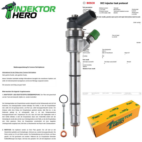 0445110167 BOSCH EINSPRITZDUSE INJEKTOR MERCEDES A 160 CDI B 200 CDI A6400700687