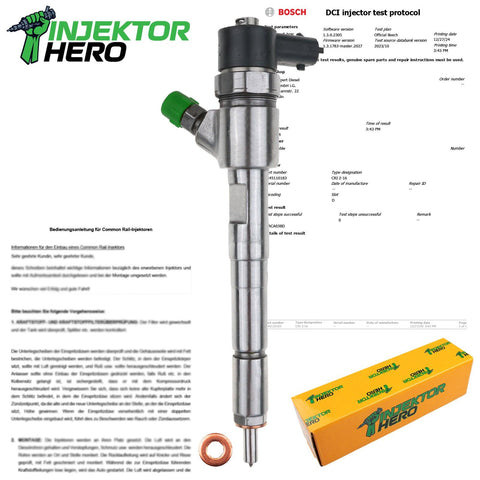 0445110183  BOSCH EINSPRITZDUSE INJEKTOR FIAT 500 1.3 MULTIJET 0986435101