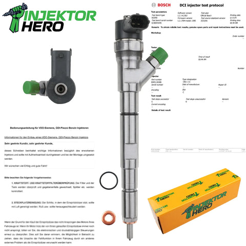 0445110186 Bosch Einspritzdüse Injektor Hyundai Kia Sorento 2.5 CRDi 33800-4A100