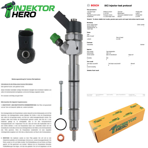 0445110198 Bosch Einspritzdüse Injektor Mercedes-Benz Vaneo 1.7 CDI A6680700887