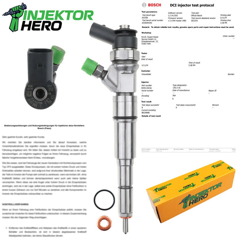 0445110216 Einspritzdüse Injektor Bosch Injektor Bmw X3 2.0d 0986435091