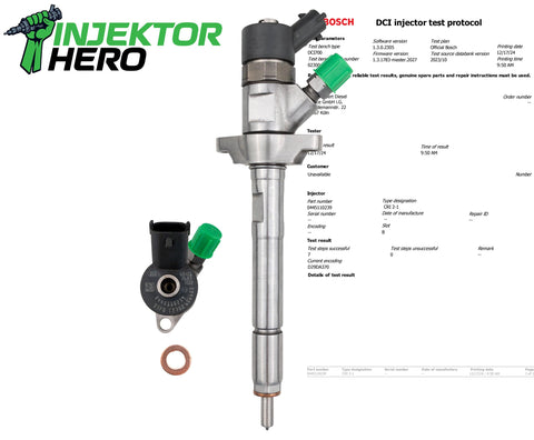 0445110239 Bosch Einspritzdüse Injektor Mazda Citroen Peugeot Fiat Ford Fiesta 1.6 TDCi 3M5Q9F593HB