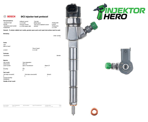 0445110243 OPEL BOSCH EINSPRITZDUSE INJEKTOR VAUXHALL ASTRA 1.9D 0986435104