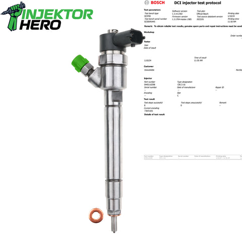 0445110298 Einspritzdüse Injektor Volvo 2.4 D S80 V70 XC60 XC70 0986435195