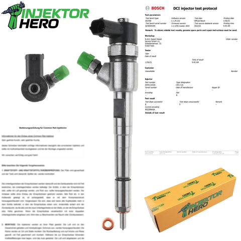 0445110326 Bosch Einspritzdüse Injektor Chevrolet Opel Astra 1.3 CDTI 0986435200