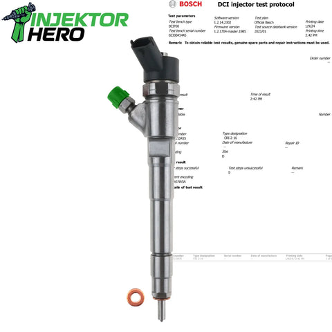 0445110435 Bosch Einspritzdüse Injektor IVECO FIAT DUCATO 120 2.3 D 0986435227