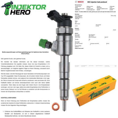 0445110520 504389548 Einspritzdüse Injektor Fiat Ducato Iveco Daily 0986435248