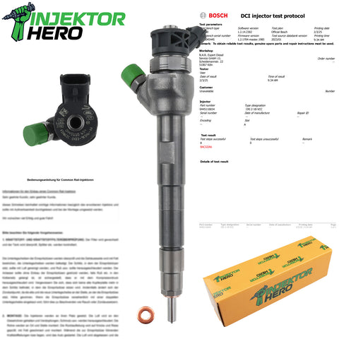 0445110654 Bosch Diesel Injektor Land Rover Discovery Sport 2,0 D G4D3-9K546-AA