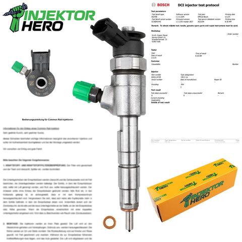 0445110739 Bosch Einspritzdüse Injektor Citroen Ford Peugeot Fiat Opel 1.6 HDi 9813722780