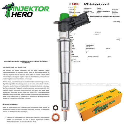 0445115007 BOSCH EINSPRITZDUSE INJEKTOR OPEL VIVARO 2.0 CDTI 0986435350