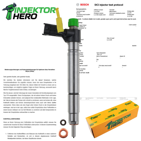 0445115025 Einspritzdüse Injektor Peugeot Fiat Citroen Ford 2.2 TDCi 9659228880