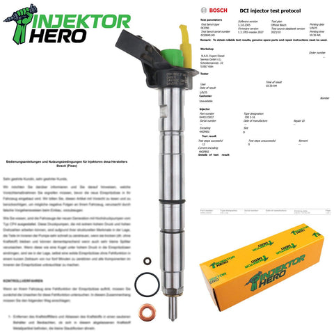 0445115037 BOSCH EINSPRITZDUSE INJEKTOR AUDI A4 A6 A8 Q7 VW PHAETON 3.0 TDI 059130277BD