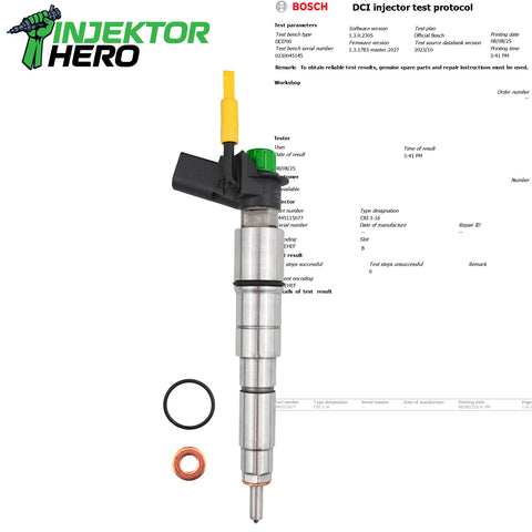 0445115077 Bosch Einspritzdüse Injektor BMW X5 530d 730d 7792721 0445115050