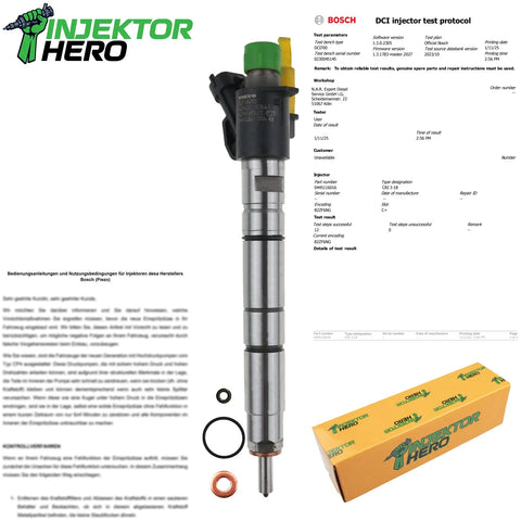 0445116016 Bosch Einspritzdüse Injektor Volvo S60 D4 D80 D5 XC70 II D5 0986435393 26312790