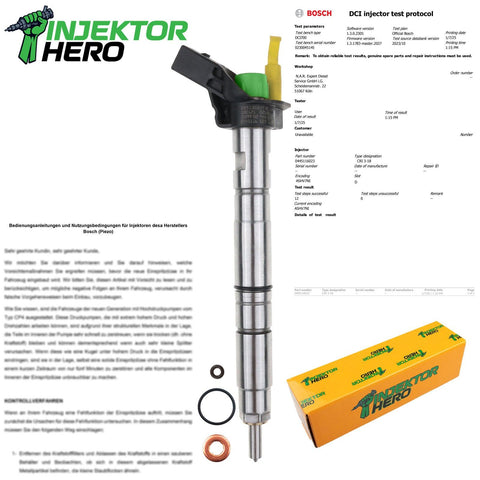 0445116023 AUDI VW 3.0 TDI BOSCH EINSPRITZDUSE INJEKTOR 0445116015 059130277BE