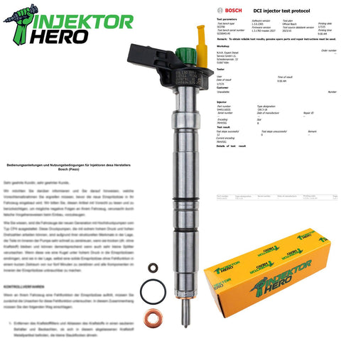 0445116035  BOSCH EINSPRITZDUSE INJEKTOR TRANSPORTER T5 2.0 TDI 03L130277C