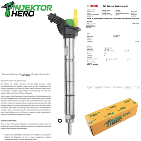 0445116059 Bosch Einspritzdüse Injektor Fiat Ducato Citroën Jumper Iveco Daily Peugeot Boxer 0986435395