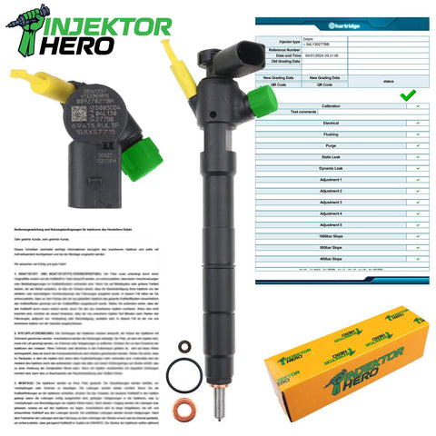 04L130277BB DELPHI INJEKTOR EINSPRITZDÜSE MULTIVAN 2.0 TDI 28475604