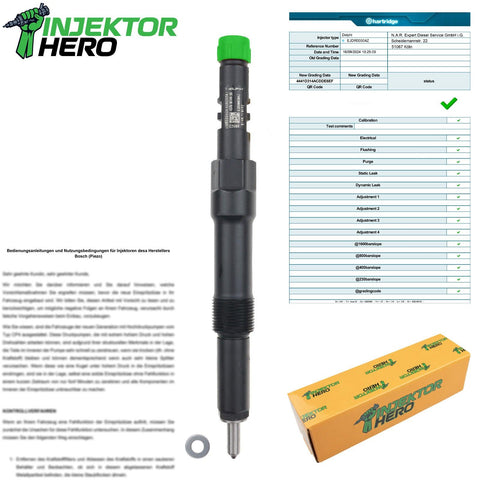 EJDR00504Z DELPHI EINSPRITZDÜSE INJEKTOR FORD 2.0 TDCi JAGUAR 2.0 D 1303933