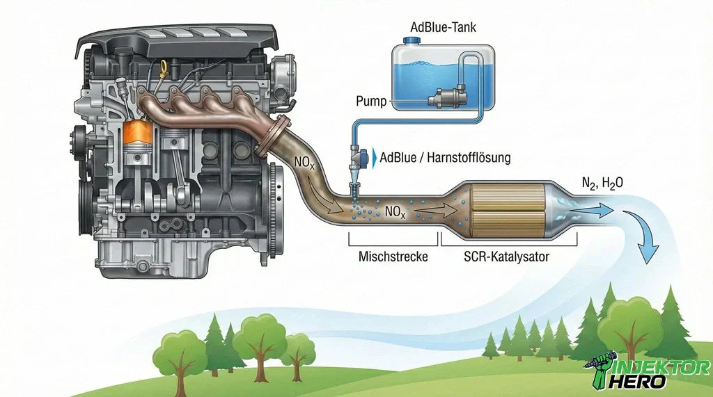 AdBlue in Diesel Engines: Eco-Friendly Technology & Benefits ...