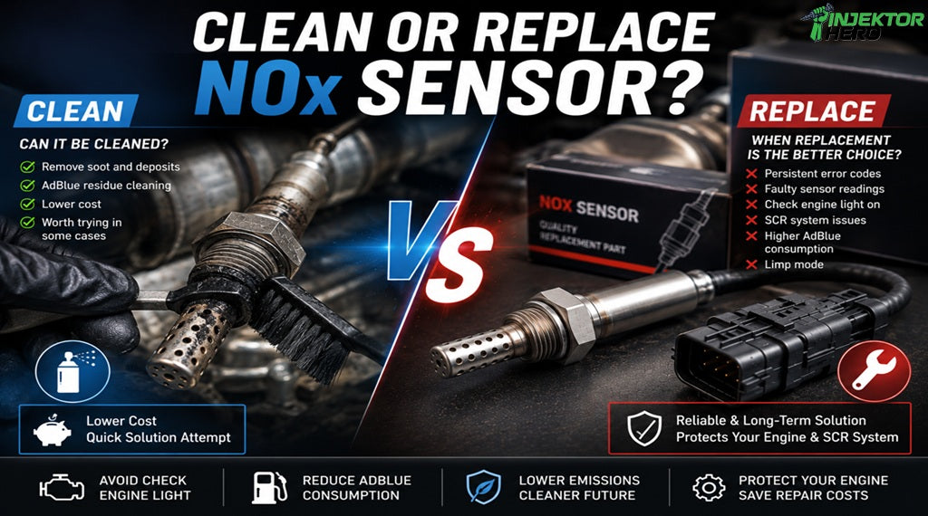 Clean or Replace a NOx Sensor? Best Solution Explained – Injektor Hero
