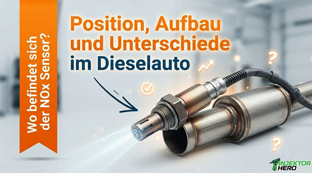 Wo befindet sich der NOx Sensor? Position im Diesel Abgassystem ...