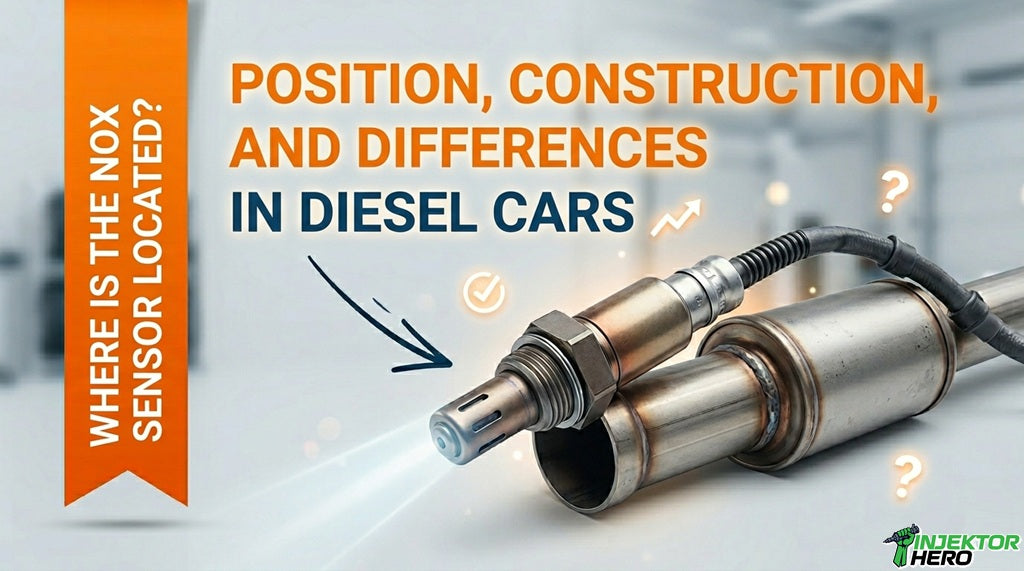 Wo befindet sich der NOx Sensor? Position im Diesel Abgassystem ...