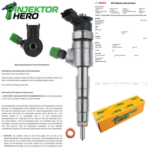 0445110340 Bosch Injector Nozzle Opel Fiat Peugeot Ford Citroen Berlingo 1.6 HDi 1980 S5 AV2Q9F593BA